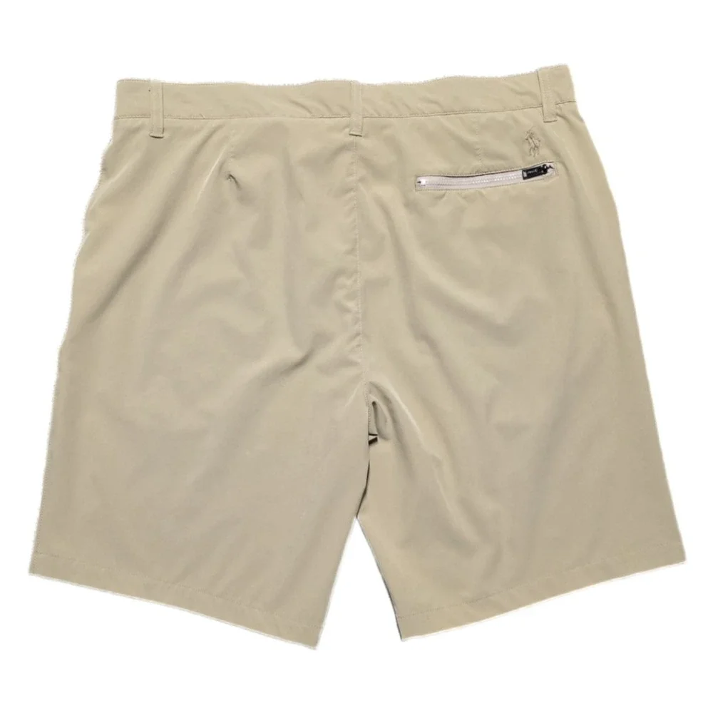 Polo Ralph Lauren Shorts Mens 34 Performance‎ Stretch Chino Flat Front Pony